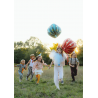 Balon foliowy Piłka w gwiazdki 75 cm - zielony