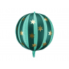 Balon foliowy Piłka w gwiazdki 75 cm - zielony