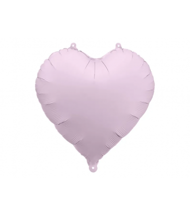 Balon foliowy Serce 45 cm matowe PARTY DECO - fioletowy