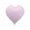 Balon foliowy Serce 45 cm matowe PARTY DECO - fioletowy