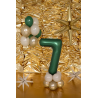 Balon foliowy Cyfra 7 - 86 cm - Butelkowa zieleń PARTY DECO