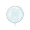 Balon foliowy BOBO Kula 40 cm transparentny - niebieski