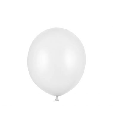 Balon metaliczny Strong 43 cm biały Metalic Pure White - 1 sztuka