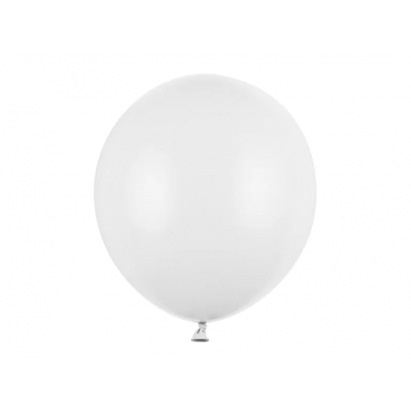 Balon Strong 43 cm biały Pastel Pure White - 1 sztuka