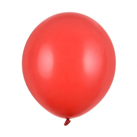 Balon Strong 43 cm makowy Pastel Poppy Red - 1 sztuka