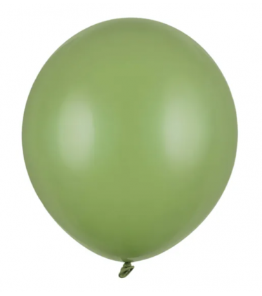 Balon Strong 43 cm oliwkowy Pastel Rosemary Green - 1 sztuka