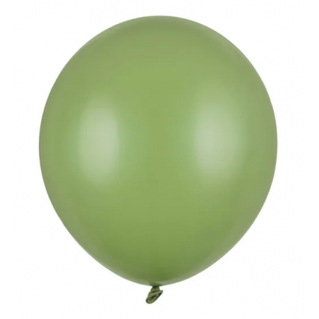 Balon Strong 43 cm oliwkowy Pastel Rosemary Green - 1 sztuka