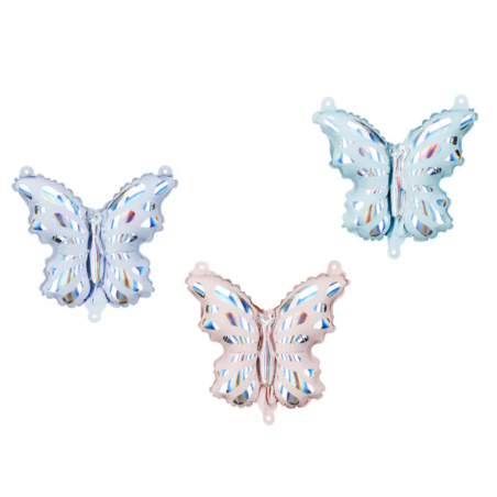 Balony foliowe do girland Motyle 19x23 cm - 3 sztuki