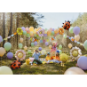 Balony foliowe do girland Stokrotki średnica 65 cm kolorowe - 4 sztuki
