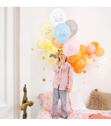 Balony Kotki 30 cm - 6 sztuk