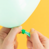 Klips do balonów kolorowy mix zamknięcie 100 szt
