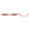 Wstążka satynowa - tasiemka satynowa brudny róż 6 mm - Party Deco