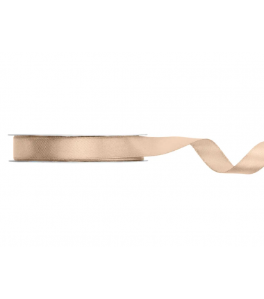 Wstążka satynowa - tasiemka satynowa brzoskwiniowa 12 mm - Party Deco