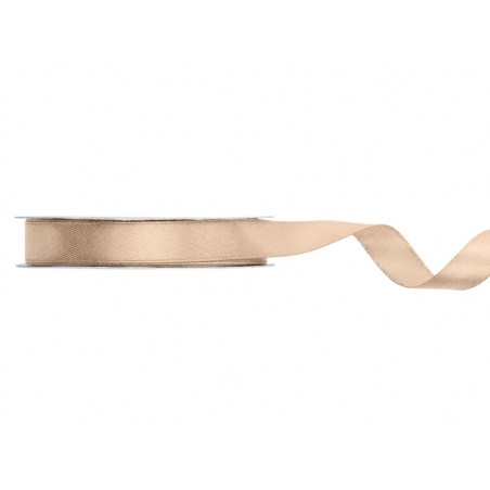 Wstążka satynowa - tasiemka satynowa brzoskwiniowa 12 mm - Party Deco