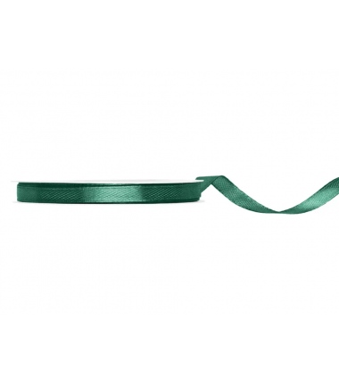 Wstążka satynowa - tasiemka satynowa butelkowa zieleń 6 mm - Party Deco