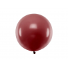 Balon gigant STRONG OLBRZYM okrągły 60 cm - Pastel Burgundy - burgundowy, bordowy