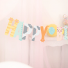 Baner Happy Birthday Kotki 200x18cm