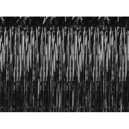 Kurtyna foliowa - czarna 100x200cm - 20 µm - Party Deco