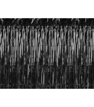 Kurtyna foliowa - czarna 100x200cm 23 µm - Party Deco