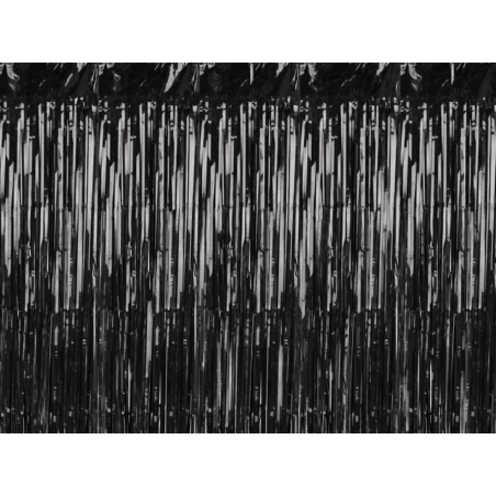 Kurtyna foliowa - czarna 100x200cm 23 µm - Party Deco