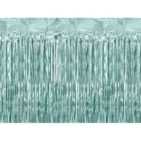 Kurtyna foliowa - niebieska 100x200cm - Party Deco
