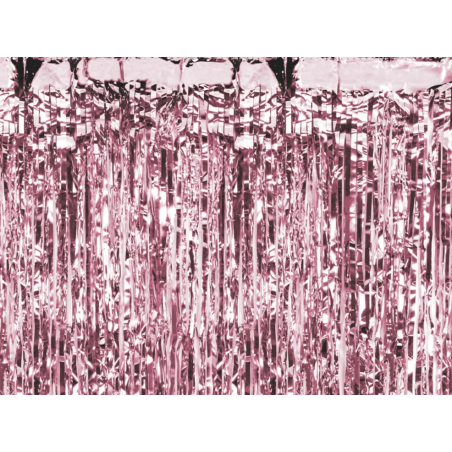 Kurtyna foliowa - różowe złoto 100x200cm 23 µm - Party Deco