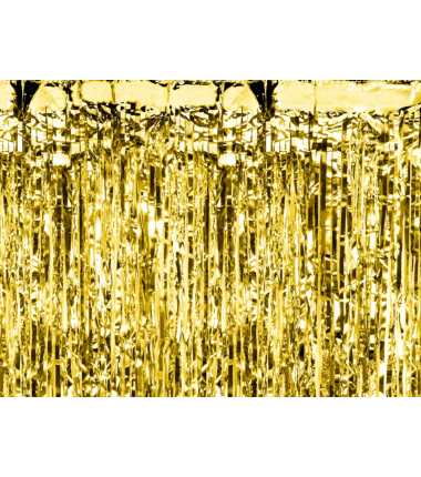 Kurtyna foliowa - złota 100x200cm 23 µm - Party Deco