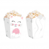 Pudełko na popcorn Kotki 8,5x15cm 6 sztuk