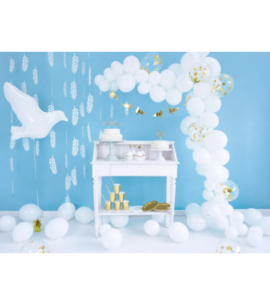 Toppery na tort I Komunia Święta złote ok. 31,5 cm - 6 sztuk