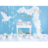 Toppery na tort I Komunia Święta złote ok. 31,5 cm - 6 sztuk