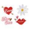 Naprasowanki Love - 4 sztuki