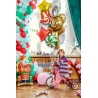 Stojący balon foliowy Mikołaj 63x106 cm