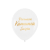 Zestaw balonów napis komunia święta - 6 sztuk