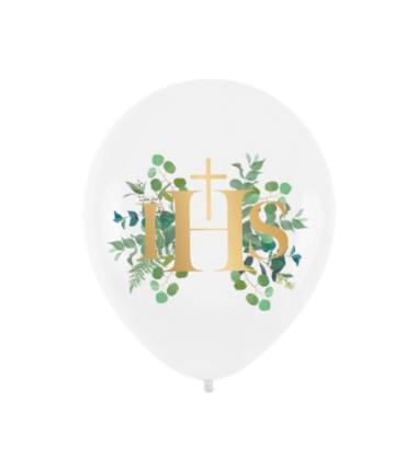 Zestaw balonów - komunia święta - 6 sztuk