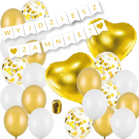 Zestaw WYJDZIESZ ZA MNIE ? - Serca