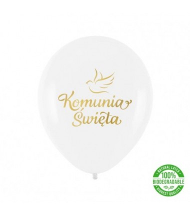 Zestaw balonów komunijnych