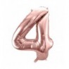 Balony foliowe Cyfra 40 - 86 cm - Różowe Złoto