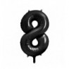 Balony foliowe Cyfra 80 - 86 cm - Czarny