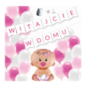 Box balonowy WITAJCIE W DOMU - różowy