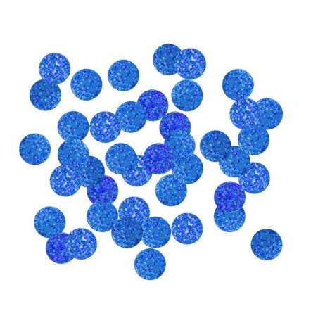 Balony konfetti niebieskie holograficzne 30 cm - 5 sztuk