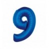 Balony foliowe Cyfra 90 - 92 cm - Niebieski