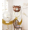 Box balonowy WITAJ W DOMU +IMIĘ - boho + księżyc niebieski