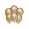 Balony nadruk 30 cm Chrzest Święty złote Chrome - 6 sztuk