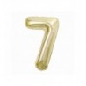 Balony foliowe Cyfra 70 - 85 cm - Złoty szampański