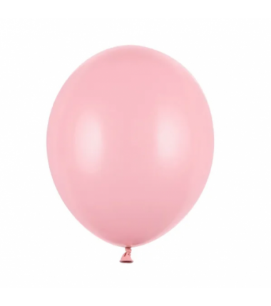 Box balonowy WITAJCIE W DOMU - jasny różowy + bobas różowy + KWIAT DLA MAMY