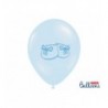 Balony nadruk 30 cm Bucik niebieski - Pastel Baby Blue - 6 sztuk