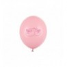 Balony nadruk 30 cm Bucik różowy - Pastel Baby Pink - 6 sztuka