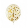 Box balonowy URODZINY + IMIĘ - boho - oliwka + 3 gepard + serca kremowe