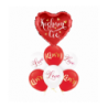 Zestaw KOCHAM CIĘ + LOVE lateksowe - 7 sztuk