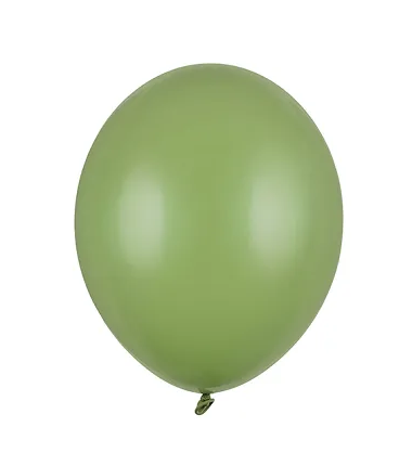 Box balonowy WITAJCIE W DOMU kraft - miś głowa + balony zielone